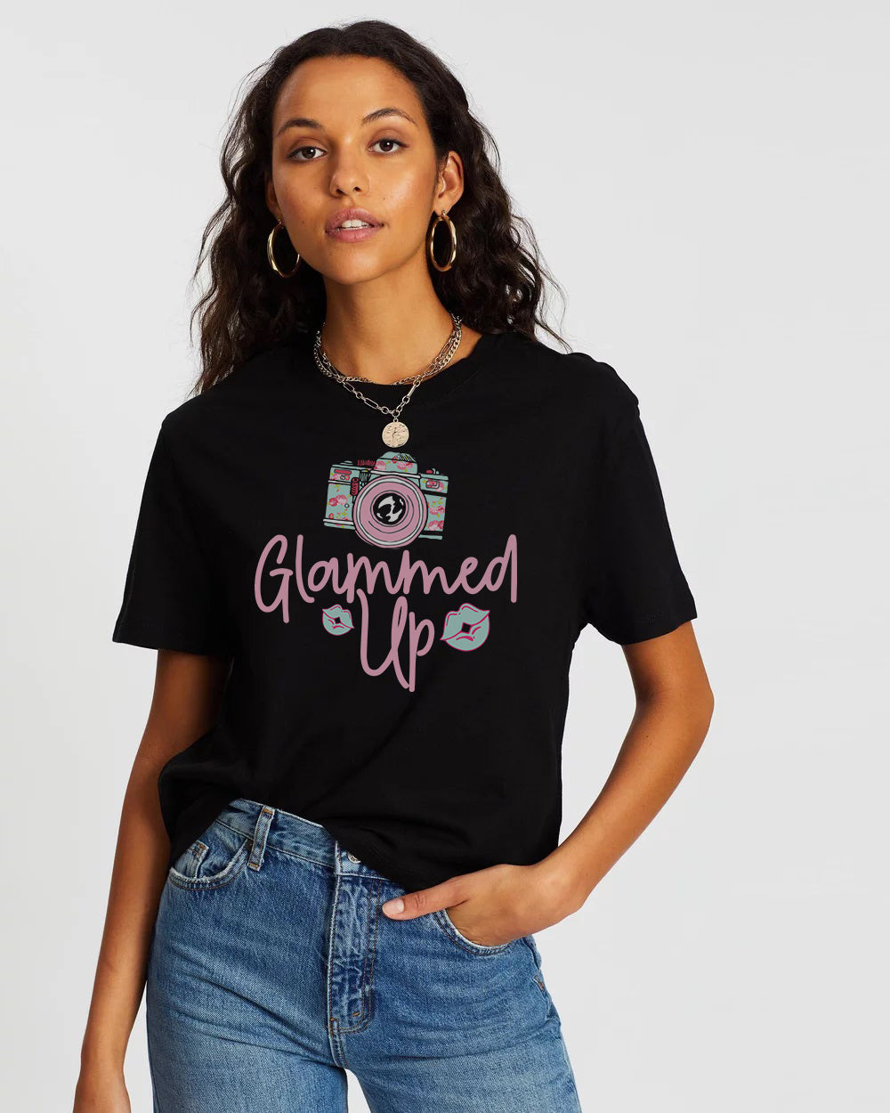 Glammed Up Woman T-Shirt