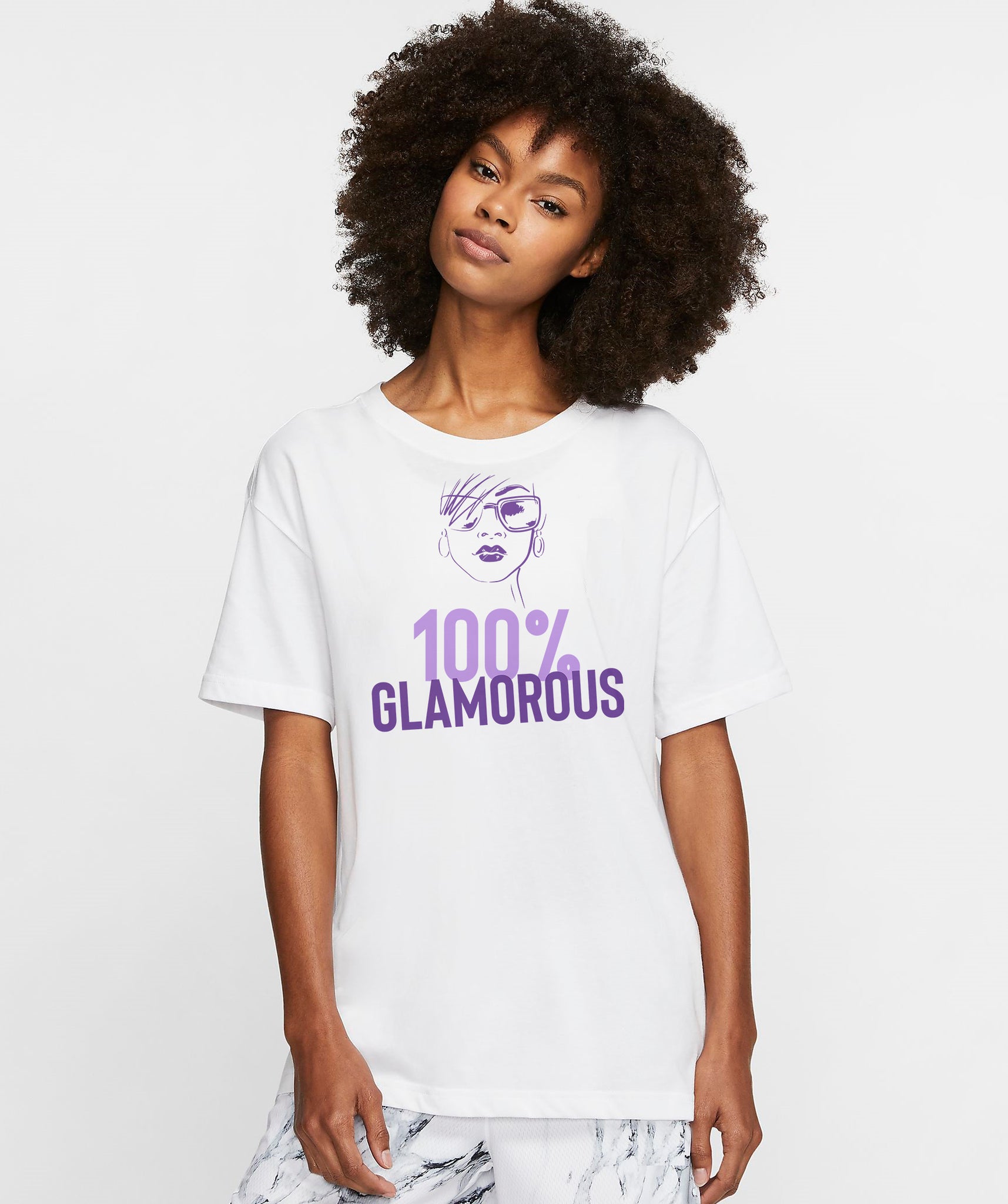 100% Glamorous Woman T-Shirt