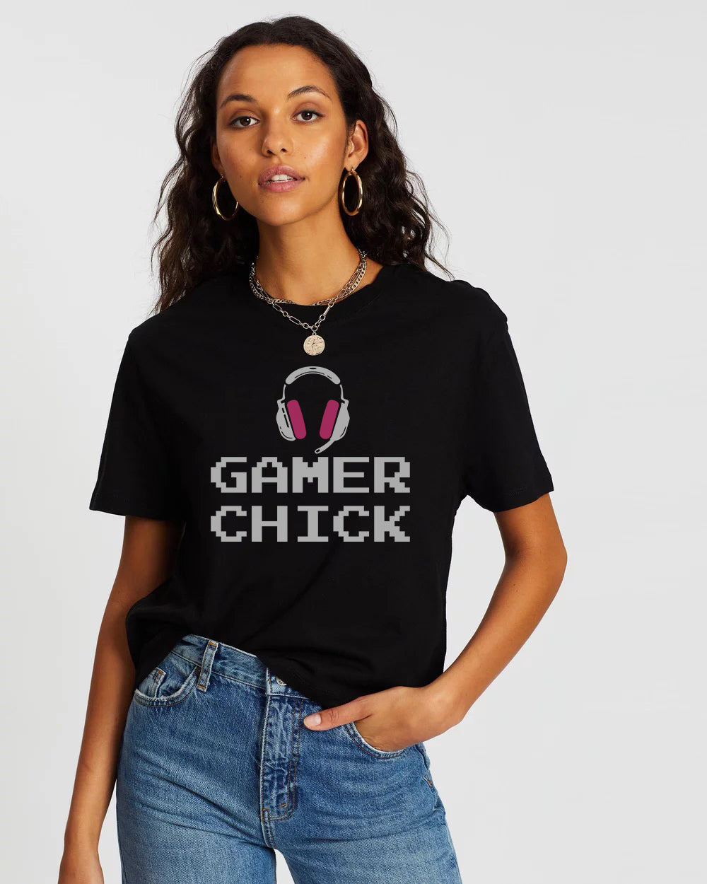Gamer Chick Woman T-Shirt