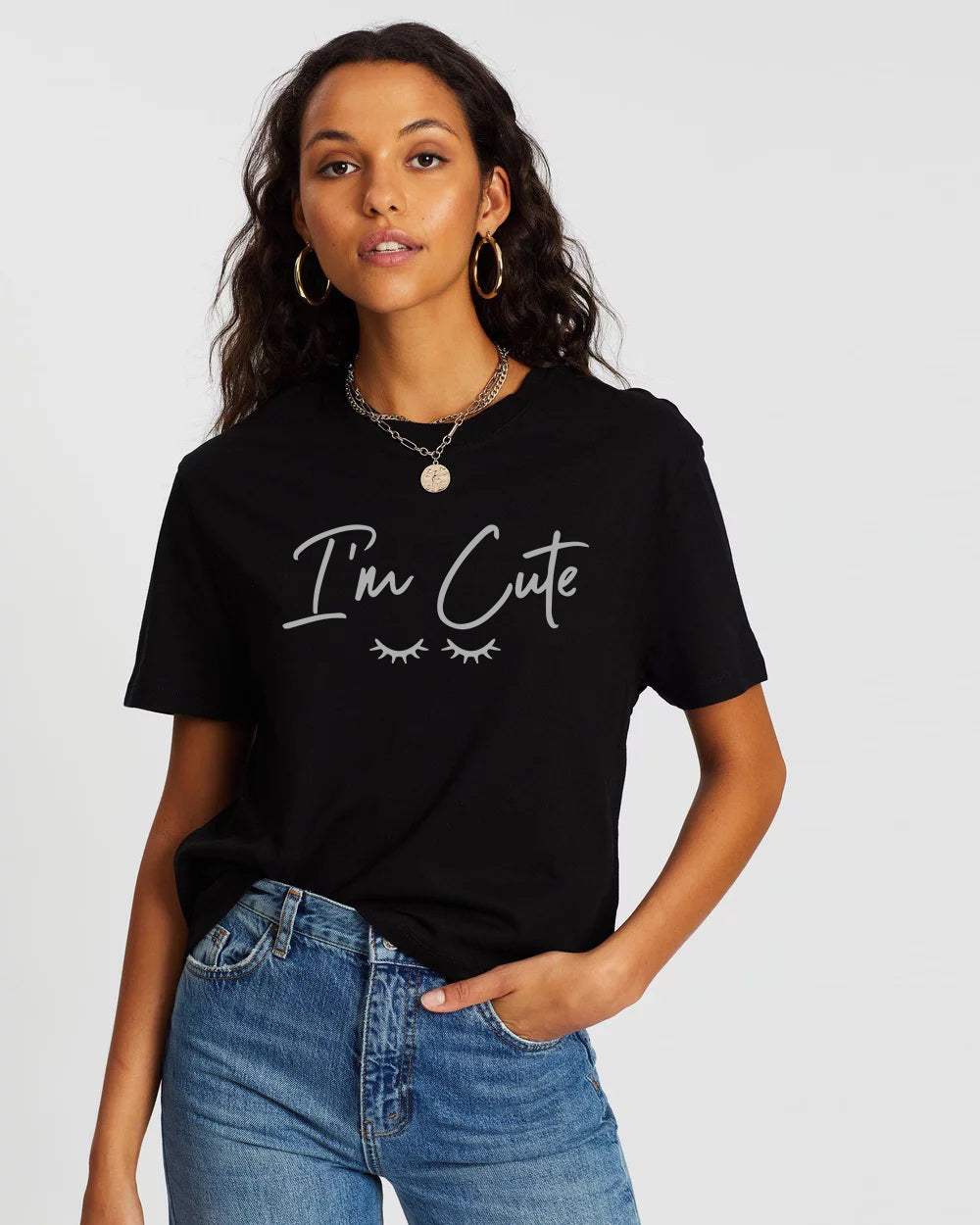 I'm Cute  Woman T-Shirt