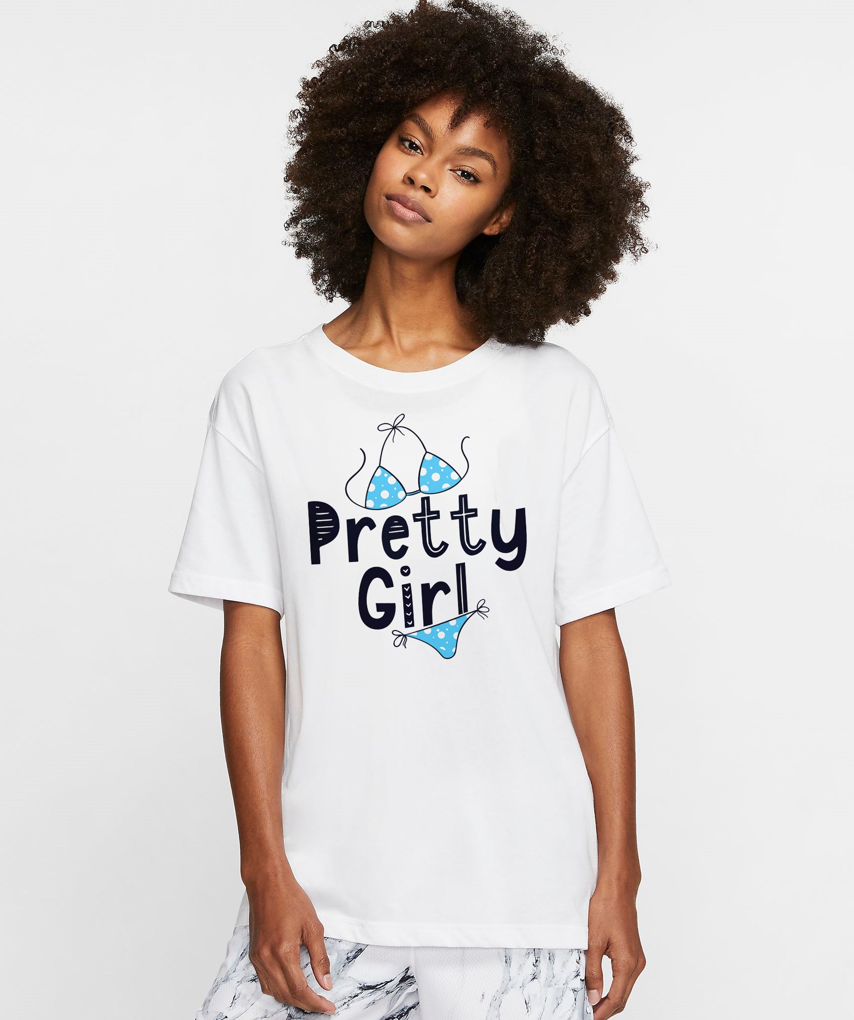 Pretty Girl Woman T-Shirt
