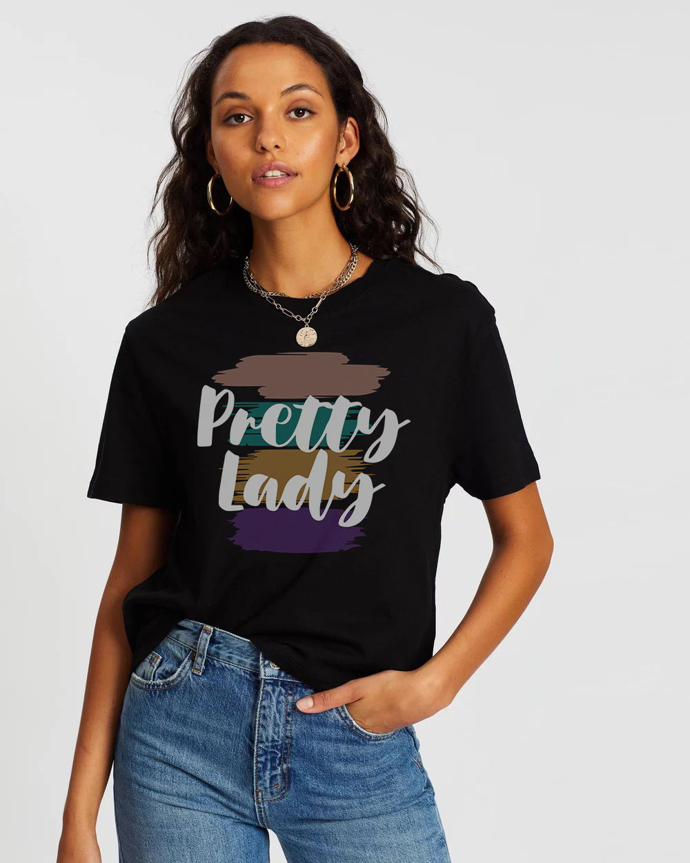 Pretty Lady Woman T-Shirt
